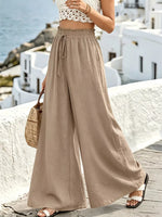 Wide Leg Drawstring Pants