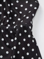 Polka Dot Lace Trim Cami