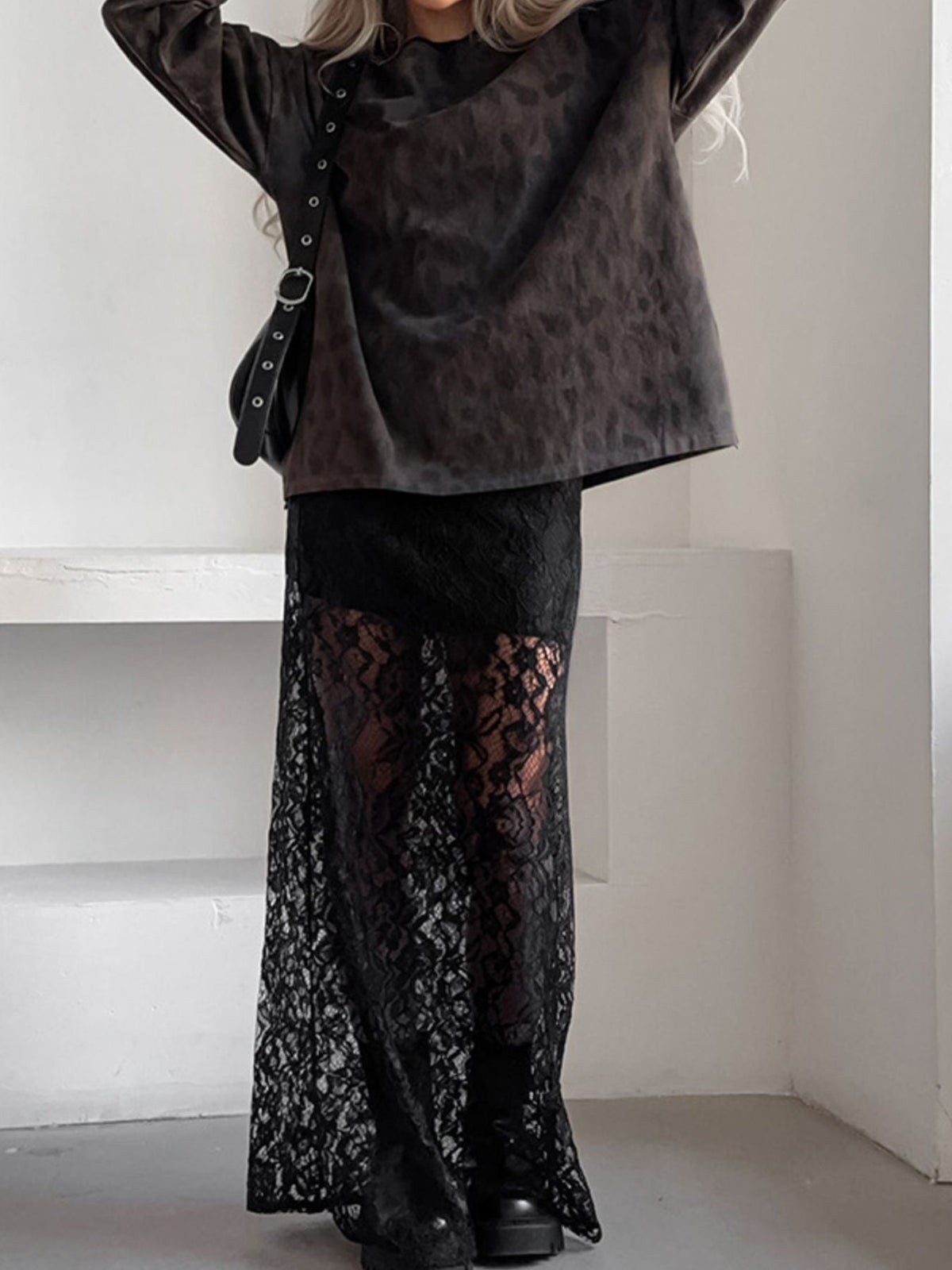 Lace Maxi Skirt
