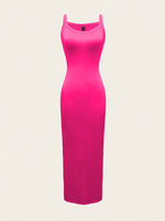 Scoop Neck Maxi Cami Dress - Ladyez