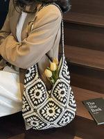 Crochet Hobo Shoulder Bag