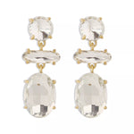Alloy Geometric Dangle Earrings