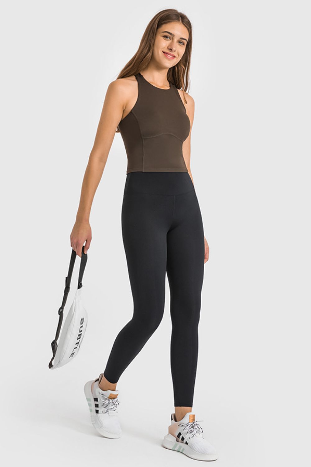Millennia High Waist Ankle-Length Yoga Leggings - Ladyez