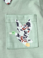 Children's Button Detail Polo Shirt & Shorts Set