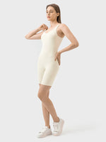 Millennia Wide Strap Active Romper - Ladyez
