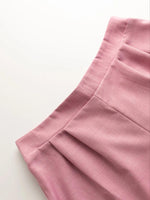 Sleeveless Blazer & Shorts Two-Piece Set