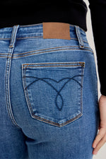 Judy Blue Full Size Mid Rise BF Classic Cuffed Jeans Plus Size
