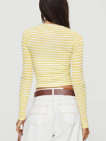 Devine Square Neck Long Sleeve T-Shirt - Ladyez