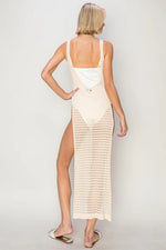 HYFVE Crochet Backless Cover Up Dress - Ladyez