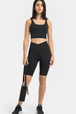 Millennia High Waist Biker Shorts with Pockets - Ladyez