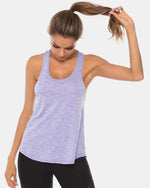 Full Size Scoop Neck Wide Strap Active Tank - Ladyez