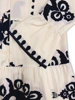 Bohemian Print Tiered Midi Dress
