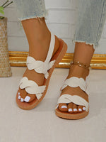 Open Toe Flat Sandals