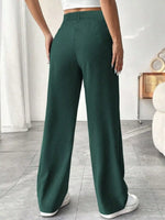 Wide Leg Pleated Pants