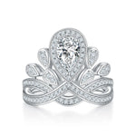 1 Carat Moissanite 925 Sterling Silver Ring