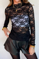 Floral Lace Long Sleeve Top