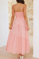 Ruched Smocked Back Cami Dress