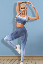 Gradient Sports Tank and Leggings Set - Ladyez