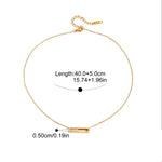 18K Gold-Plated Pendant Necklace
