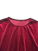 Velvet Long Sleeve Maxi Dress
