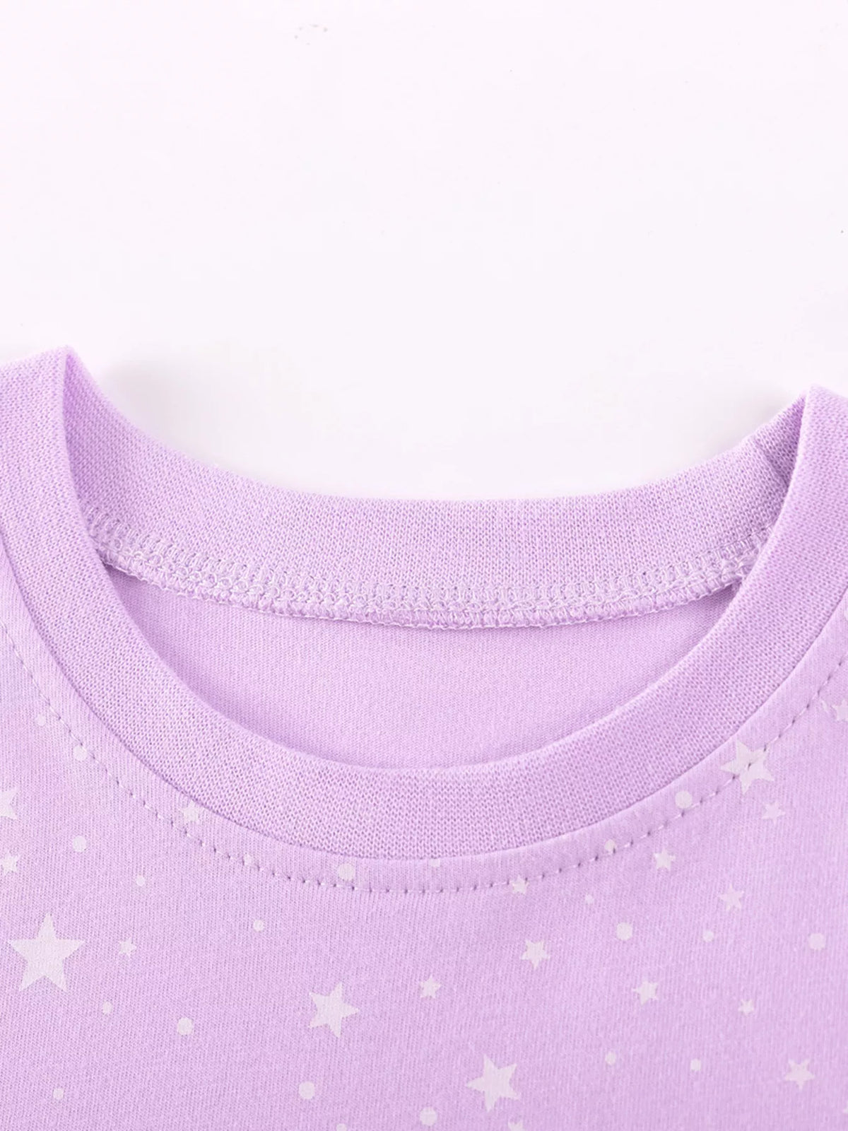 Children's Unicorn Star Print Ruffled Sleeve Dress