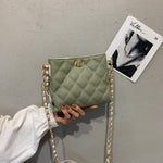 Quilted Chain Strap Crossbody Bag