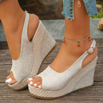 Open Toe Wedge Sandals