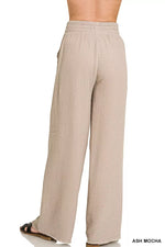 Zenana Double Gauze Lounge Pants
