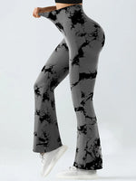 Tie-Dye High Waist Active Leggings - Ladyez