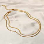 18K Gold-Plated Stainless Steel Layered Necklace