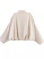 Zip Up Oversized Jacket