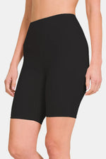 Zenana High Waist Active Shorts - Ladyez