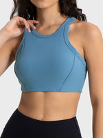 Millennia Wide Strap Cropped Sport Tank - Ladyez
