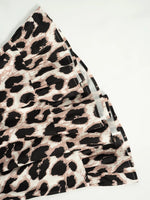 Leopard Print Long Sleeve Mini Dress