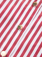 Striped Button-Up Long Sleeve Shirt