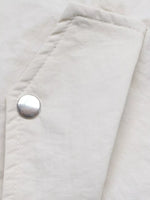 Zip-Up Dropped Shoulder Jacket