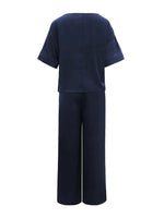 Round Neck Top and Pants Set