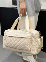 Quilted Oxford Cloth Travel Bag