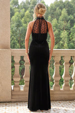 Lace Detail Sleeveless Maxi Dress - Ladyez