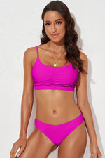 Scoop Neck Sleeveless Swim Set - Ladyez