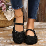 Round Toe Flats Slip-Ons