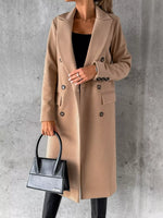 Double-Breasted Longline Coat
