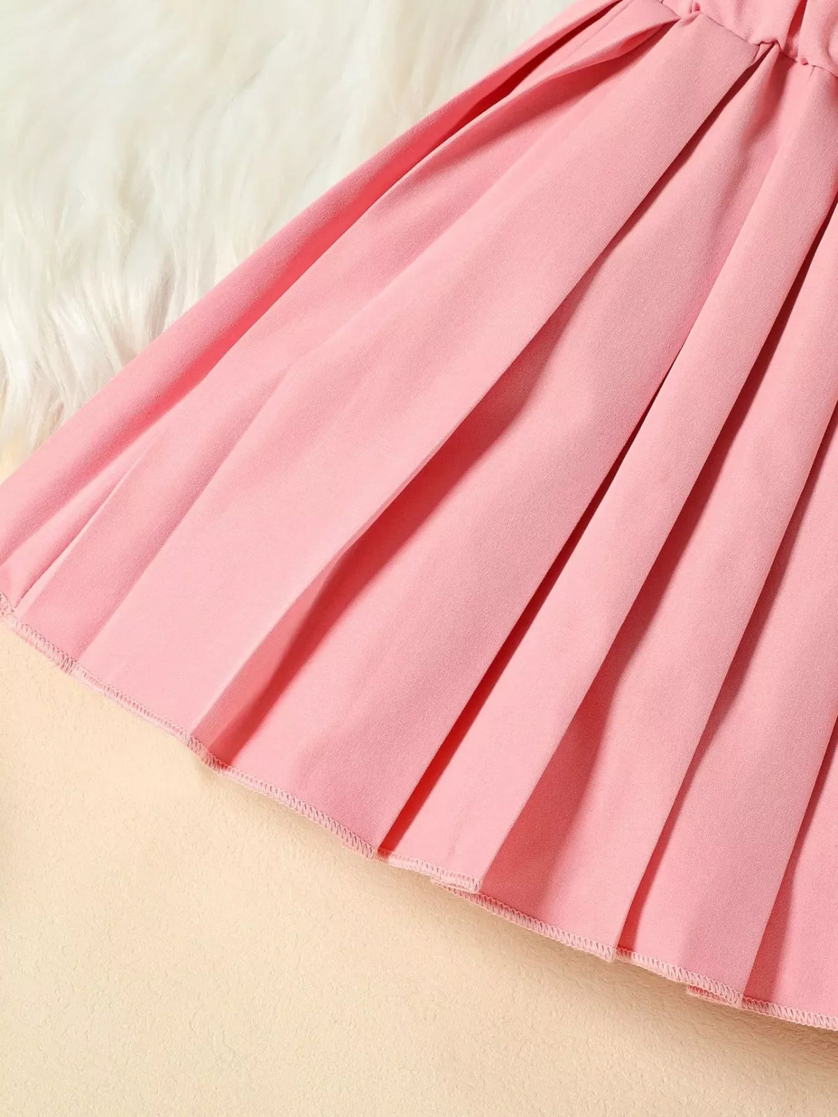 Children's Cami & Button Detail Top & Skirt Set