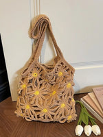 Crochet Daisy Shoulder Bag