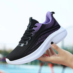 Mesh Breathable Lace Up Athletic - Ladyez