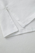 Star Layered Patched Graphic Drop Shoulder Half Sleeve Loose Tee