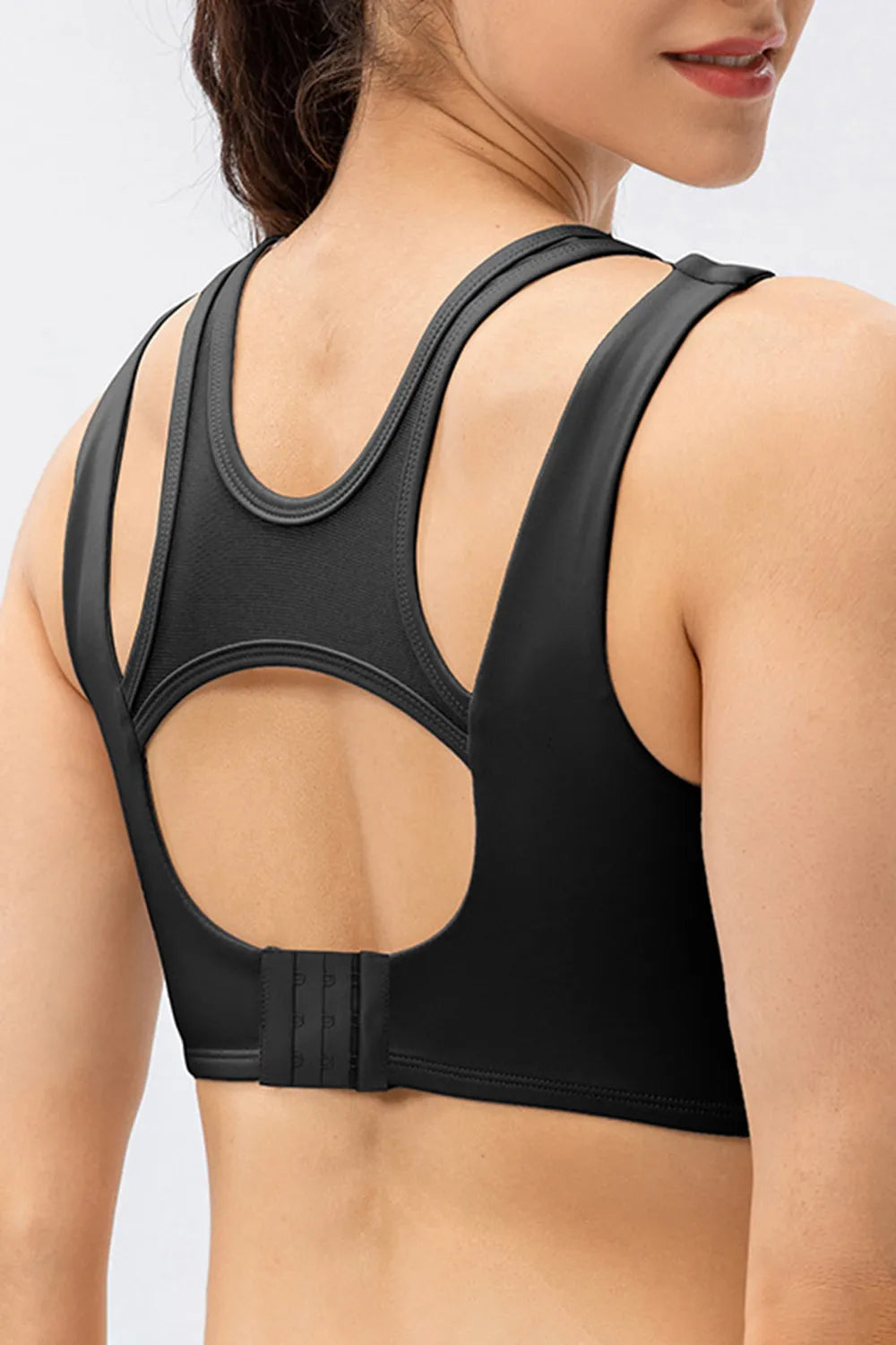Cutout Wide Strap Active Tank - Ladyez