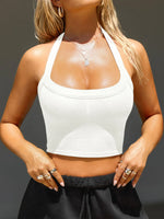 Halter Neck Active Cami - Ladyez