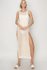 HYFVE Crochet Backless Cover Up Dress - Ladyez