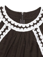 Crochet Trim Sleeveless Maxi Dress